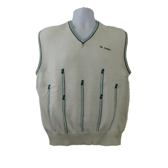 La Mode Active Sportswear Sweater Vest 100% Cotton Size XL Golf "The Cardinal" - Picture 1 of 6